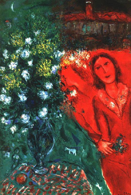 Künstler Reminiszenz Zeitgenosse Marc Chagall Ölgemälde